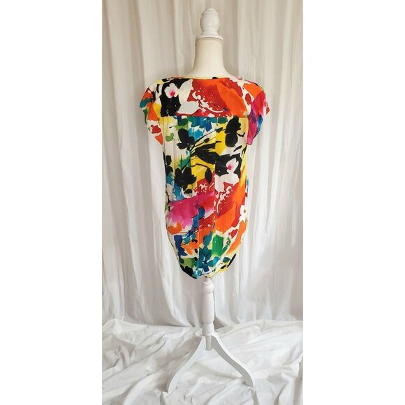 Jam's World Rainbow Abstract Symphony Daydreamer Shirt Top Women's Medium U.S.A. - Picture 4 of 13